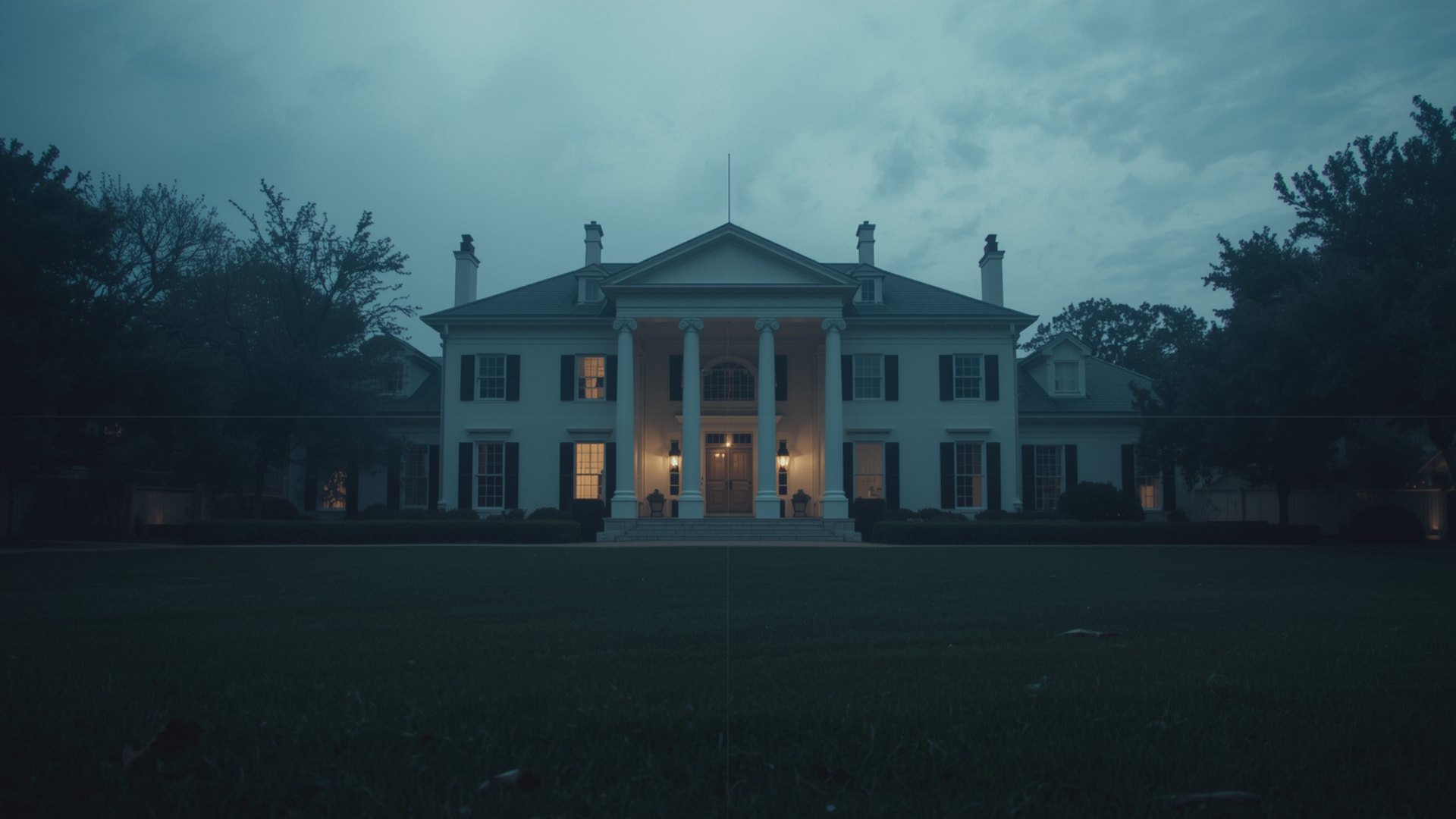 Luxury home showing subtle insurance coverage gaps and underinsurance risk concept
